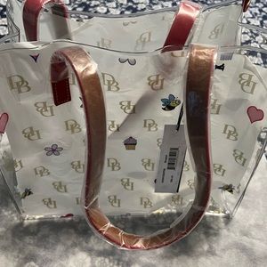 New Dooney and Bourke clear plastic bag